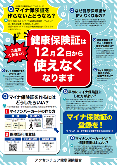 マイナ保険証ポスター